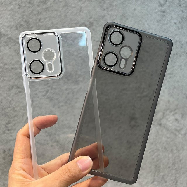 Stoßfeste Silikon-Handyhülle für Xiaomi Poco F5 5G in Transparent - Bild 1