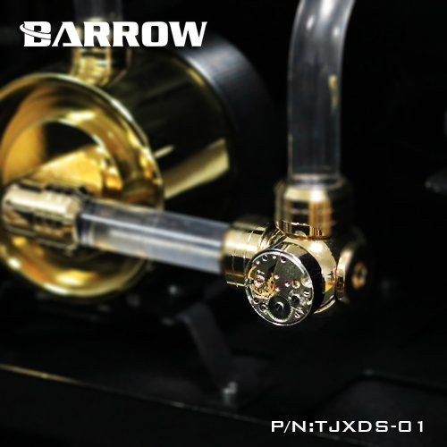 Barrow G1/4" Plug Sealing Lock Spezialuhrversion Handstraffung Gold Wasserkühlung Computerarmaturen - Bild 1