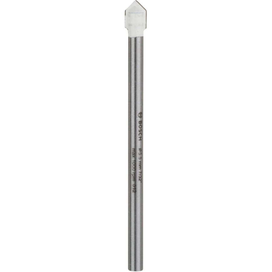 Bosch Fliesenbohrer CYL-9 Ceramic mit Carbide-Spitze, Farbe Silber/Weiß, Durchmesser: 5,5 mm, Länge: 70 mm - Bild 2
