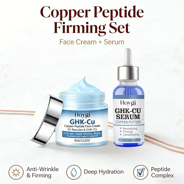 Hoygi Kupferpeptid Serum & Gesichtscreme Set, Peptide, Unisex - Bild 1