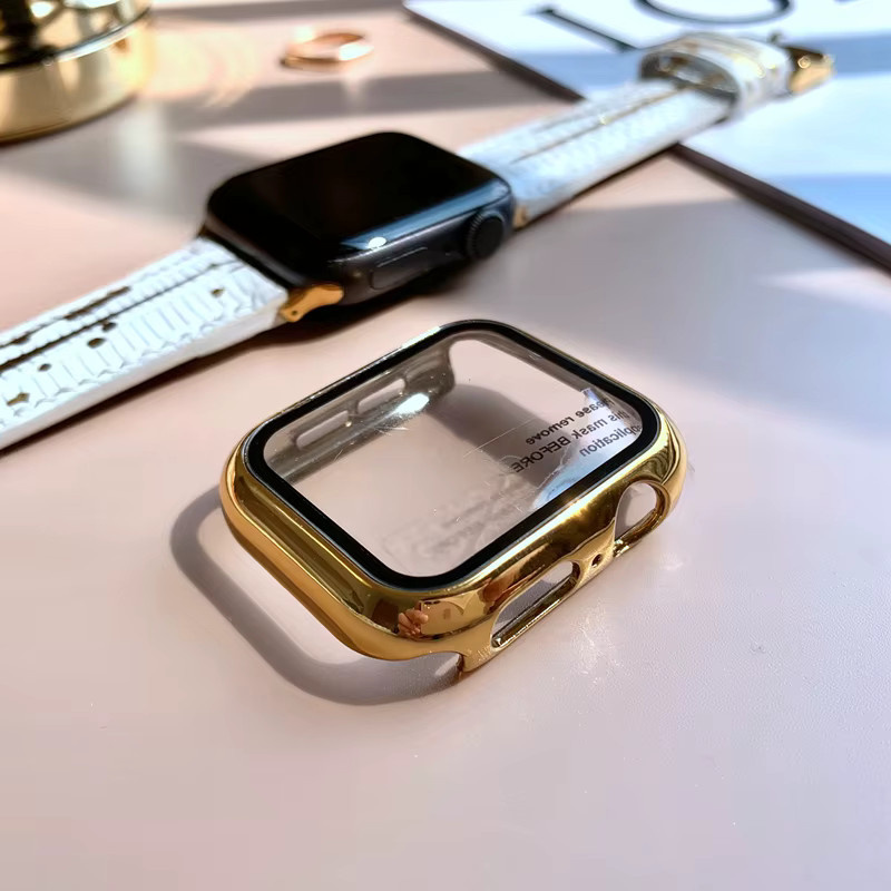 Apple Uhrenzubehör, Displayschutzfolie und Stoßstange, transparent, Unisex - Bild 3