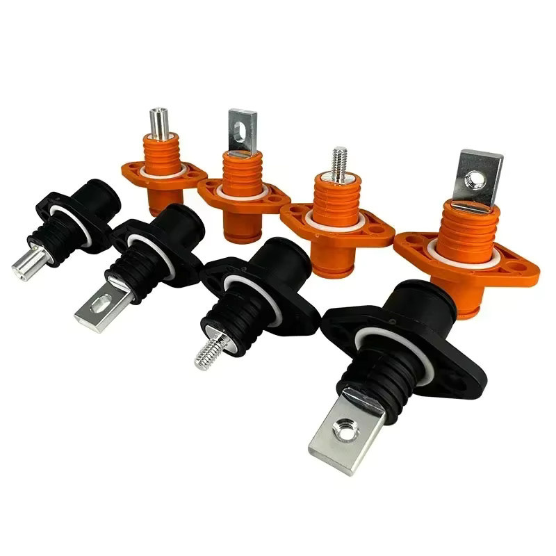 DIVEDEER Hochstrom-Durchgangssteckverbinder 250A Einadrig-Energiespeicher-Steckverbinder Stromanschlussblock - Bild 3