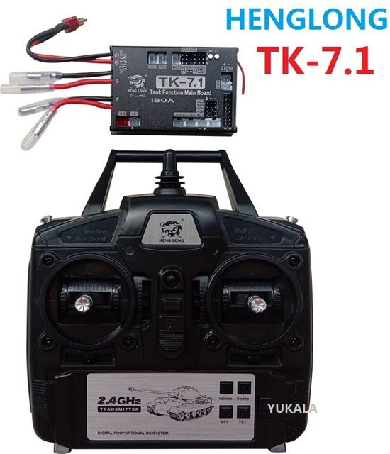 YUKALA Sender/Radio-Controller + Empfängerplatine IC-Platine, 1:16, ab 14 Jahren - Bild 1