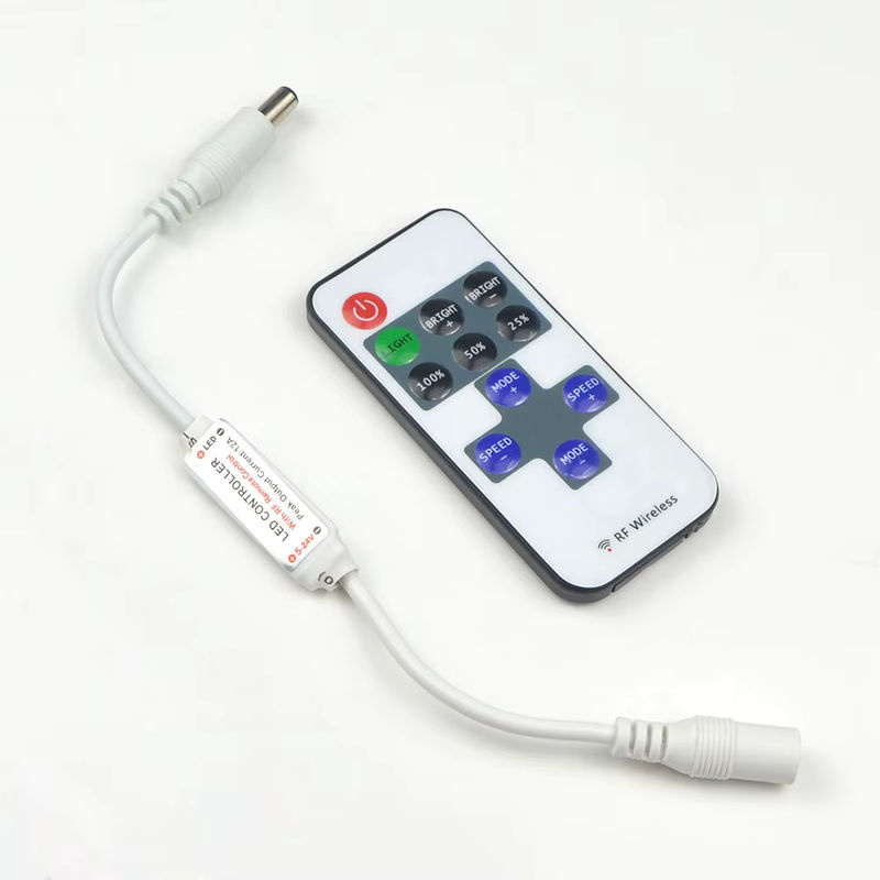CHNAITEKE DC 12V LED-Streifen Controller mit RF-Fernbedienung für einfarbige 5050 und 2835 SMD LED-Streifenlicht - Bild 2