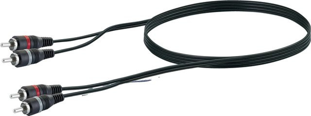 Schwaiger Cinch-Audio-Anschlusskabel RCA in Schwarz, Länge: 3 m - Bild 1