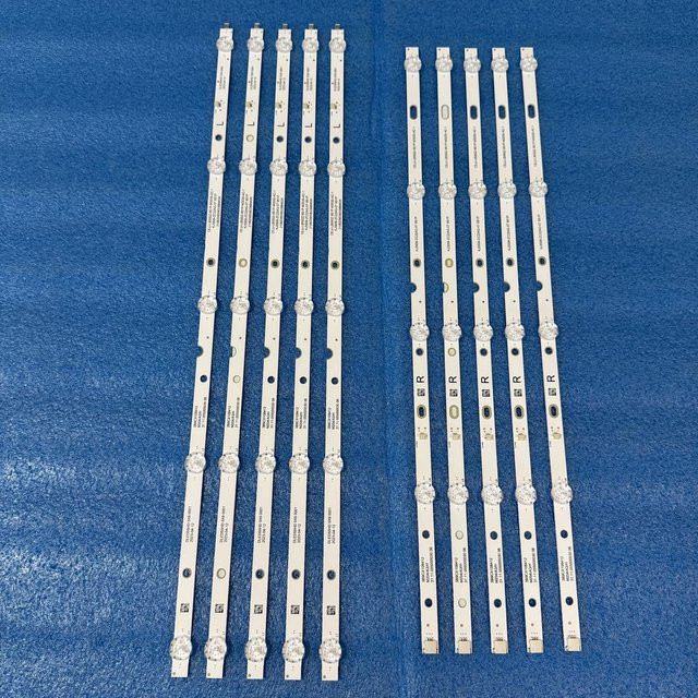 5er Set LED-Streifen für AOC 55U6285 55G350 LE55U7860 LE55U7178 KJ5509-ZC22AG-07 9S1P CEJJ-LB550Z-9S1P-M3030-AC-1 - Bild 1