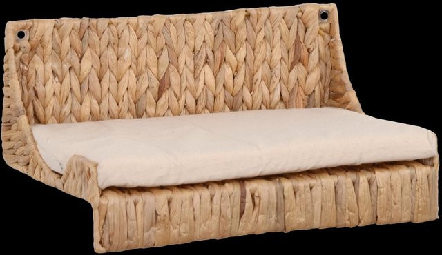 Katzen Kletteretage von Silvio Design aus Wasserhyazinthe in Beige, B/T/H: 40 x 25 x 15 cm - Bild 1