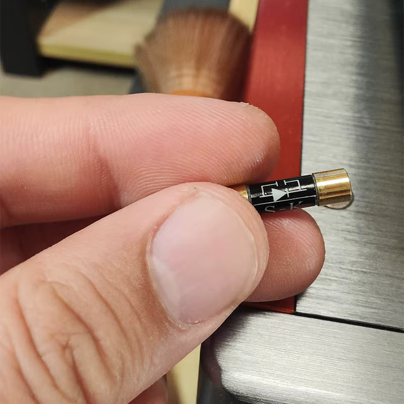 FFHAS HiFi-Audio-Sicherungen 5N reines Silber und Gold, Nano-beschichtet, 5 x 20 mm, langsam träge - Bild 3