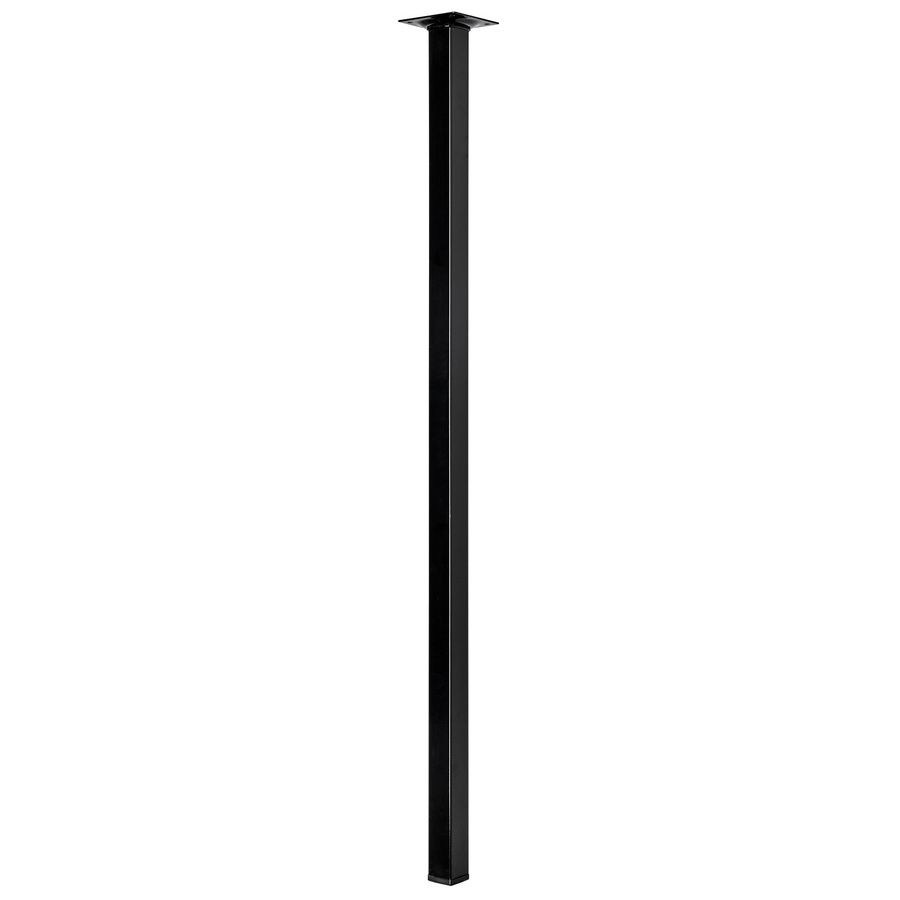 Hettich Tischbein Schwarz Matt B/T/H: 2,5 x 2,5 x 70 cm - Bild 2