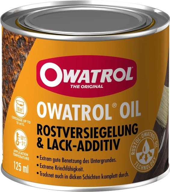 Owatrol Oil Rostschutz Öl als transparente Grundierung für Metall und Kfz, 125 ml - Bild 1