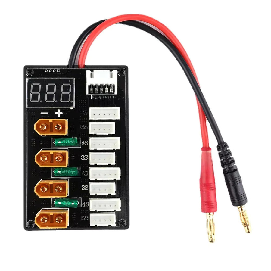 U-Angel-1988 Parallele Ladekarte für LiPo Batterien mit XT30 und XT60 Steckern sowie Spannungs-Tester für imax B6 B6AC Ladegeräte - Bild 3