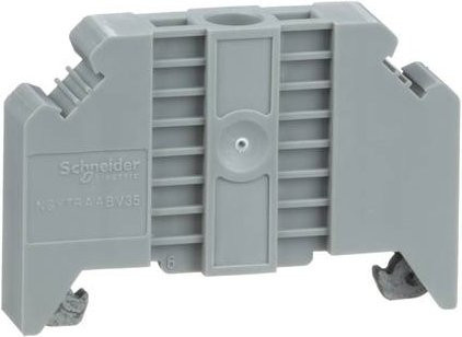 Schneider Electric NSYTRAABV35 Endverbinder grau 50 Stück - Bild 1