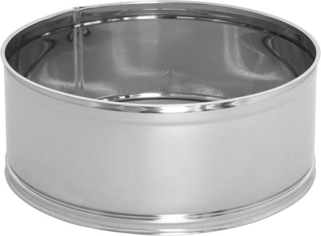 Schneider Mehlsieb aus Edelstahl in Silber, H: 6,5 cm, Ø: 24 cm - Bild 1