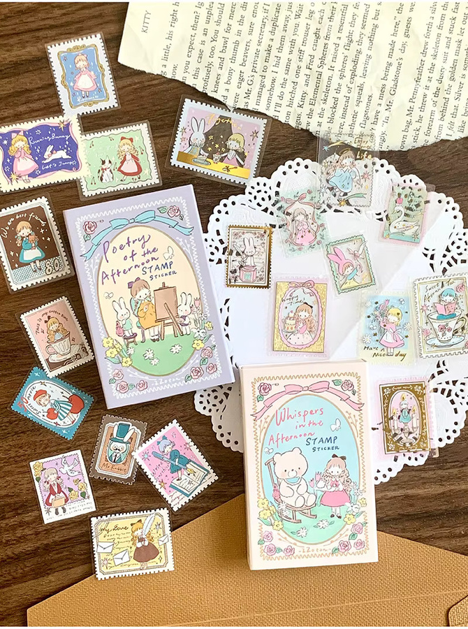 Zzoton Studio Vintage An Elegant Afternoon Washi-Papierband in Multicolour für Scrapbooking und DIY-Projekte - Bild 5
