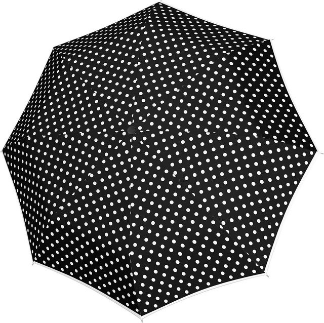 Doppler Fiber Magic Regenschirm Black & White Dots - Bild 1