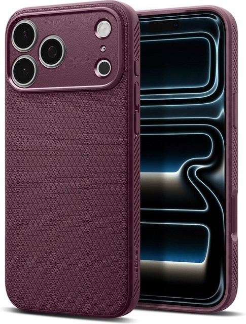Spigen Liquid Air Schutzhülle für Apple iPhone 18 Pro Max und iPhone 17 Pro Max in Rosa und Purple - Bild 1