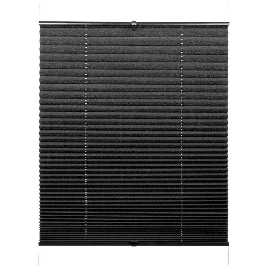 Boviva Spannplissee in Schwarz aus Polyester, blickdicht, B/H: 40 x 130 cm - Bild 3