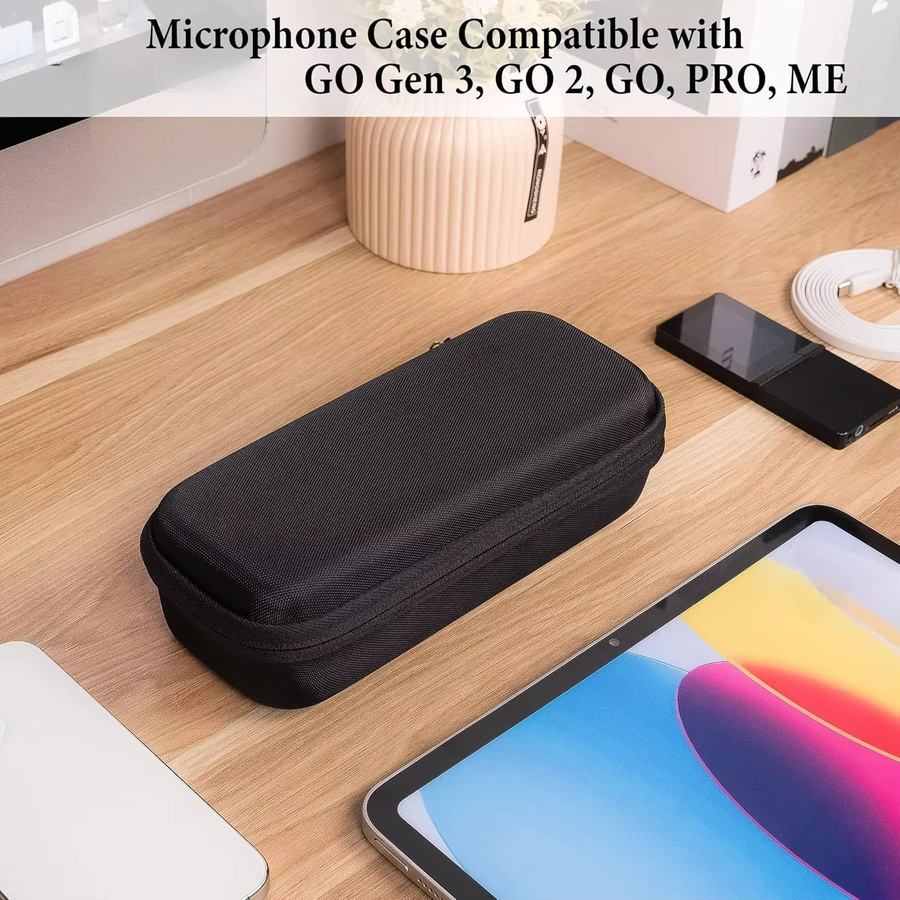 Rode Mikrofonhülle für Wireless GO Gen 3, GO 2, GO, PRO und ME, Hartschalen-Tragetasche in Schwarz (nur Box) - Bild 4
