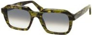 L.G.R Raffaello Sonnenbrille, Quadratisch, Vollrand, Plastic, Unisex, Green - Bild 1