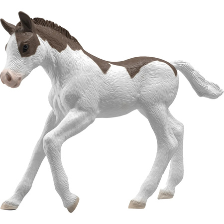 Schleich Horse Club Sammelfohlen Dipper Spielfigur in Weiß, Braun und Rosa