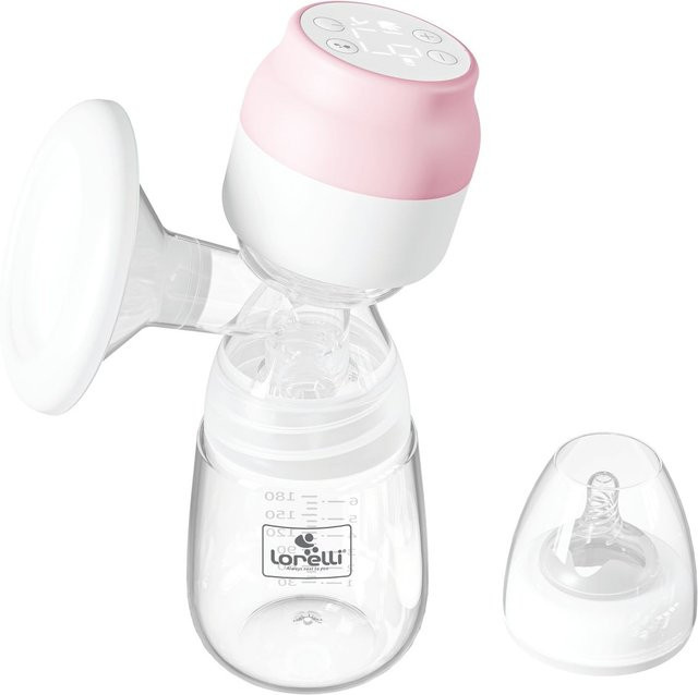 Lorelli elektrische Milchpumpe Save your time mit LED-Anzeige und 9 Pumpstärken in Pink - Bild 1
