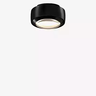 Occhio Più Alto V Volt S100 LED Deckenleuchte in Black Phantom mit schwarzem Baldachin und Abdeckung, Warmweiß 3.000 K