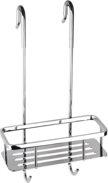 Brillantbad BYTRO Seifenkorb zum Einhängen aus Edelstahl und Messing in Chrom poliert, Farbe: Silber, B/T/H: 16,0 x 25,0 x 45,5 cm - Bild 1