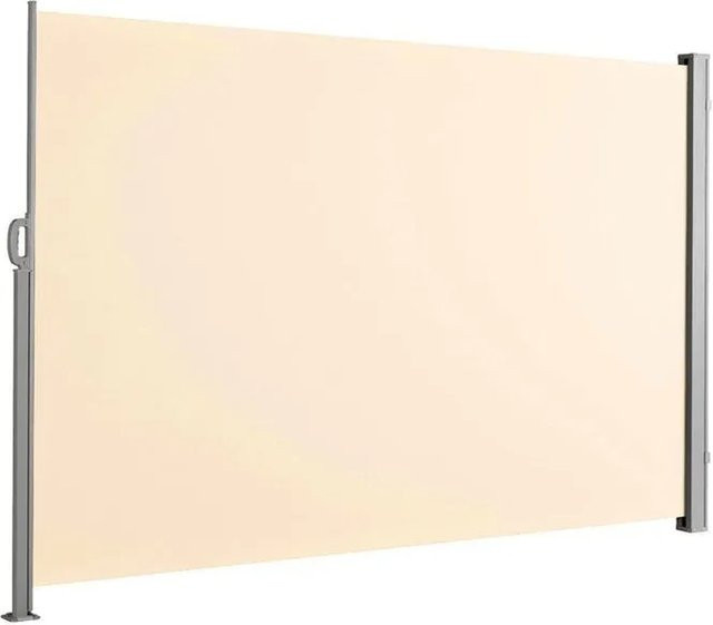 Floordirekt Seitenmarkise ausziehbar aus Aluminium und Polyester in Beige, B/H: 300 x 180 cm - Bild 1