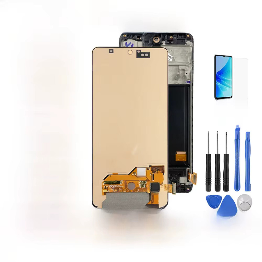 Samsung Galaxy A51 A515 A515F AMOLED LCD Display mit Touchscreen Digitizer und Rahmen in Schwarz - Bild 4