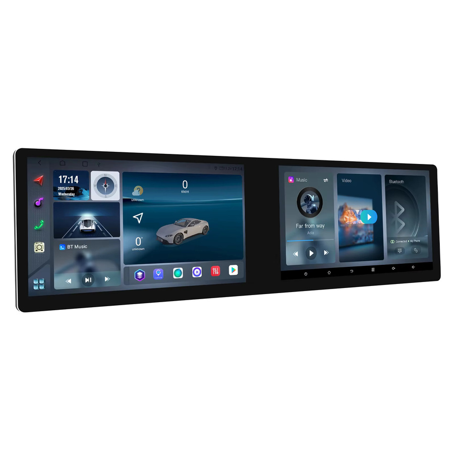 Podofo 2DIN Universal Autoradio mit Wireless CarPlay und Android Auto, GPS Navigation, WiFi, Bluetooth, DSP und 4 + 64G Speicher in Schwarz - Bild 5