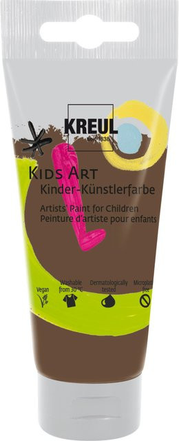 KREUL Kids Art Kinder-Künstlerfarbe Dunkelbraun - Bild 1