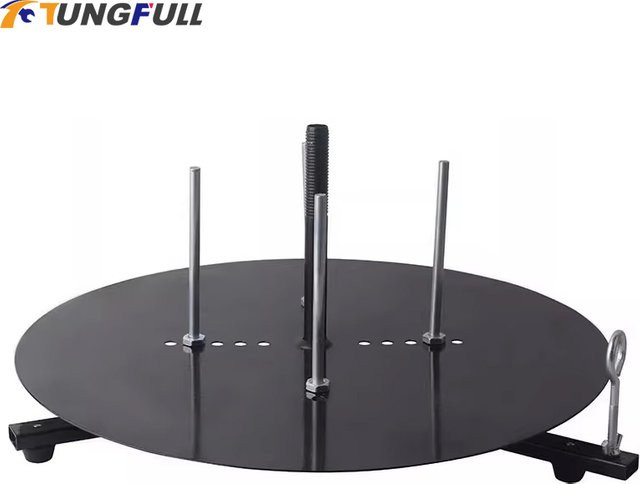Tungfull Drahtverteiler-Rack als Kabelverteiler und Elektriker-Entladeschale für Stromleitungen und Videokabel, 1-lagig, Schwarz - Bild 1