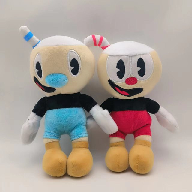 Yiran Health & Beauty Cuphead Mugman Plüschtier, 22cm, ab 3 Jahre - Bild 1
