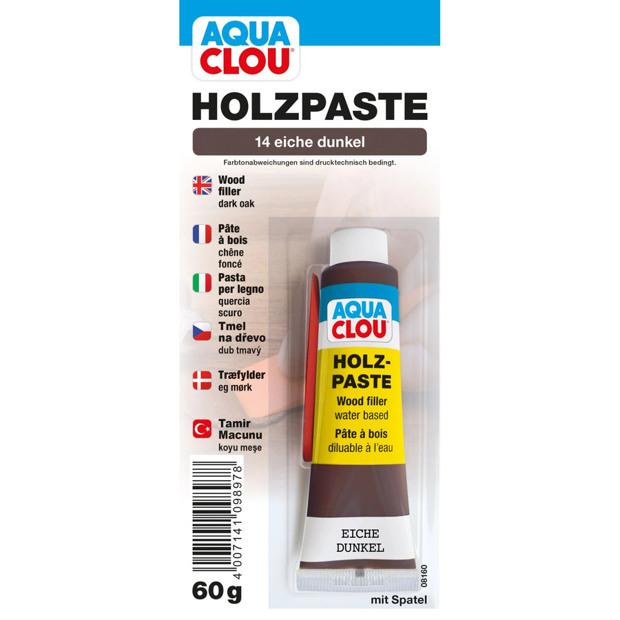 Clou Holzpaste wasserverdünnbar Eiche dunkel 60 g - Bild 2