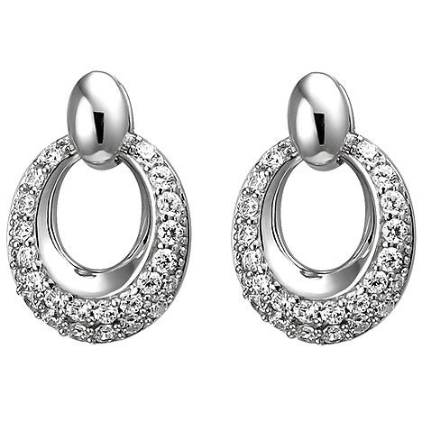 Colfem Ohrstecker 925 Silber, Zirkonia, Unisex - Bild 1