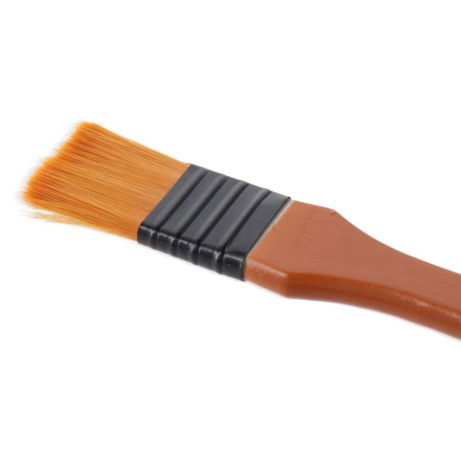 15-teiliges Pinselset mit Farbspatel und Pinseletui für Acryl, Gouache und Öl in Weiß und Braun - Bild 2