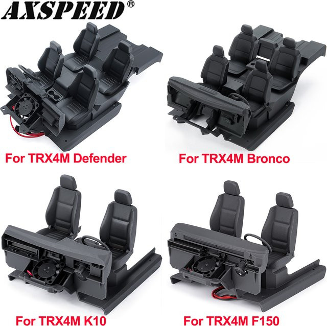 AXSPEED 3D-gedruckter simulierter Innenraum mit zentralem Steuersitz, 1:18, Zubehör - Bild 1