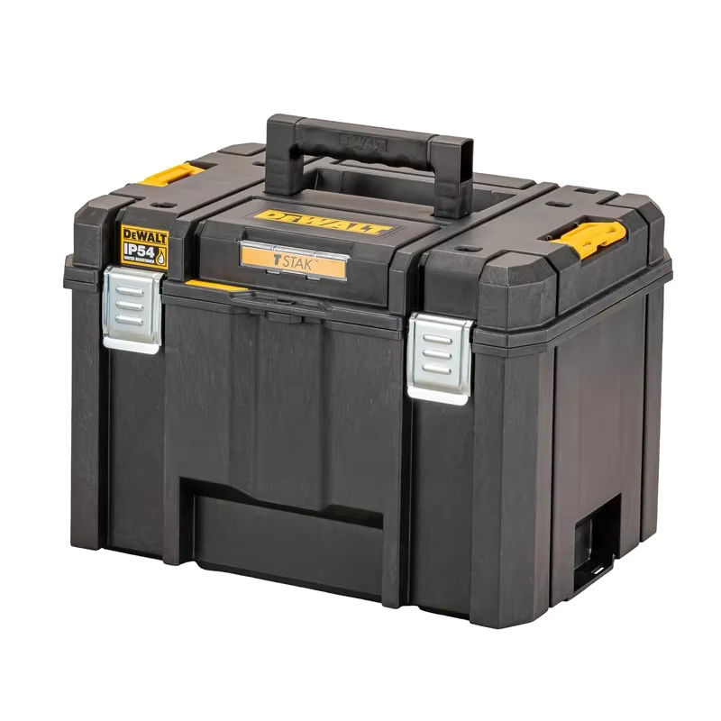 DEWALT TSTAK IP54 Mobile Aufbewahrungsbox, abschließbarer und wasserdichter Werkzeugkasten, DWST83346/DWST83347 - Bild 2