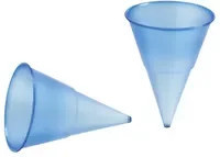Papstar Blue Cone Spitzbecher, blau-transparent, 115 ml - Bild 1