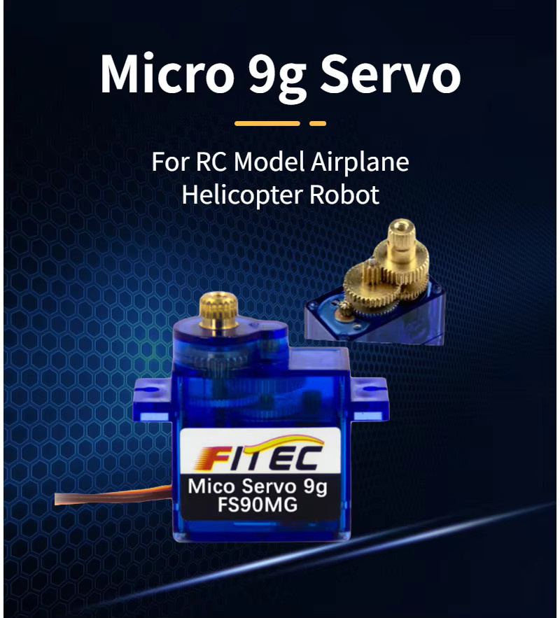 Feetech FS90MG Digital Servo, Metallgetriebe, 1-100 Stück Set - Bild 4