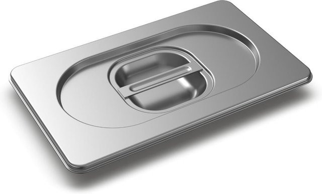 BowlTop3 Deckel Gar- und Lagerschale mit Griff aus Edelstahl in Silber - Bild 1