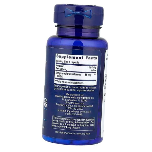 Life Extension DHEA, 100 Kapseln, Unisex - Bild 2