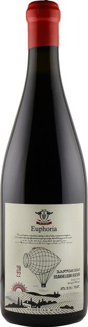 Euphoria Usakhelauri Rotwein, Saperavi, Georgien, Lechkhumi, 2022, trocken, 0,75 l - Bild 1