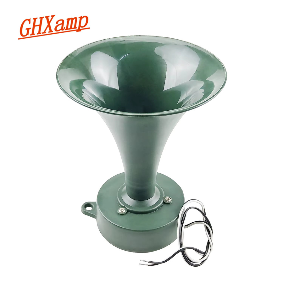GHXAMP 12V Elektrischer Hochleistungs-Hornlautsprecher 35W Wasserdicht in Grün - Bild 2