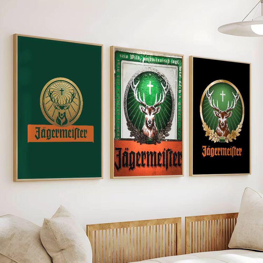 J-Jagermeister Anime-Poster Wandkunst-Aufkleber für Bar und Wohnzimmer - Bild 3