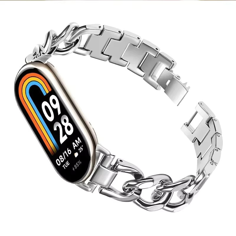 CAOWTAN Smart-Armband, Edelstahl, Silber, Damen - Bild 2