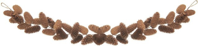 Rico Design Fichtenzapfen-Girlande aus Naturmaterialien in Natur - Bild 1