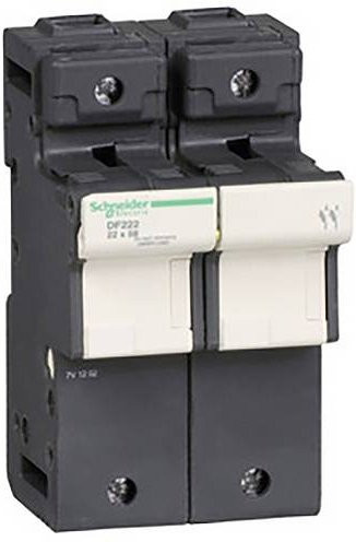 Schneider Electric Sicherungshalter DF222, 3 Stück, grau - Bild 1