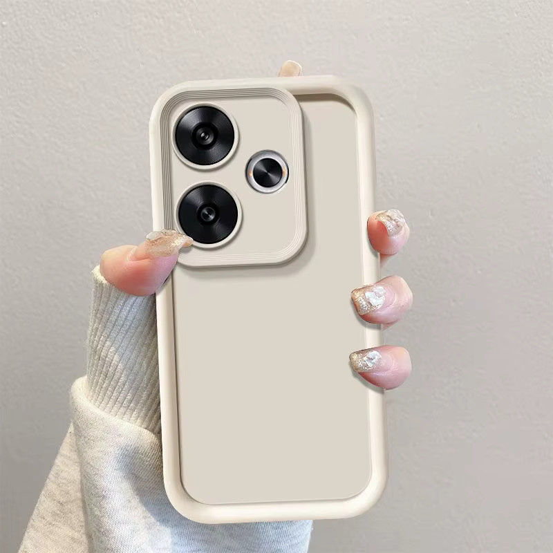 Xiaomi Handyhülle für Redmi 13, Redmi 13C 4G, Redmi 13 4G und Redmi 13C 5G, Stoßfest, Matte Rückseite, Braun - Bild 2
