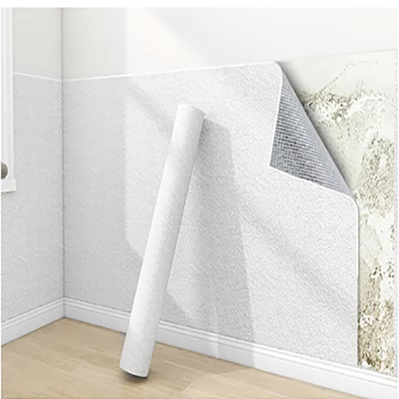 Selbstklebende PVC Wandtapete zur Innenisolierung in Grün, 5m Rolle, verdickte Wandpaneel-Aufkleber für moderne Innenwände - Bild 1